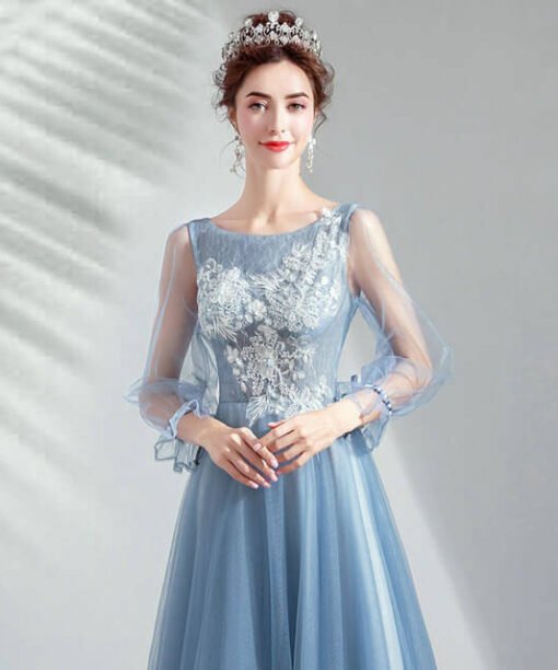 tea length bridesmaid dresses-956-02