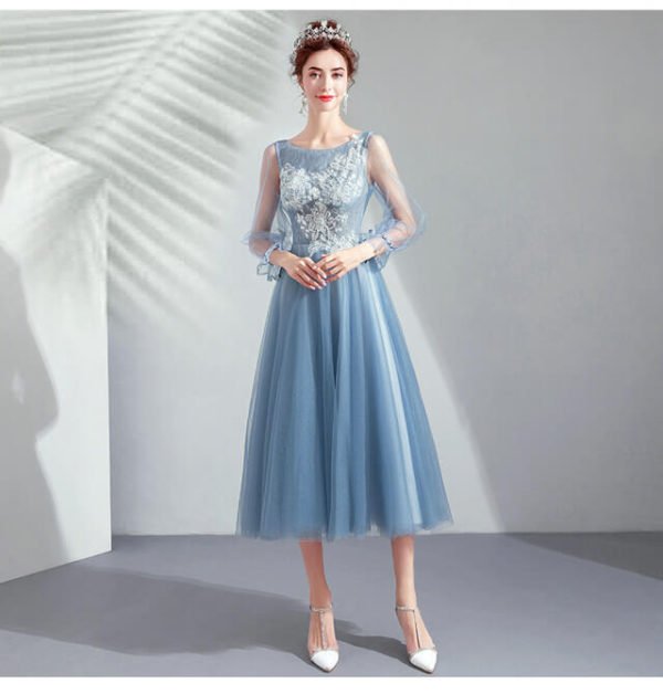 tea length bridesmaid dresses-956-04