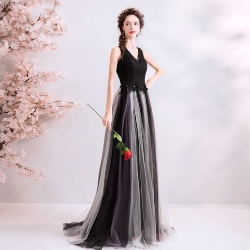 black a line dress 962-01