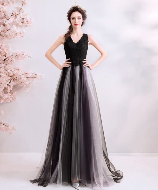 black a line dress 962-02