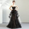 black strapless dress 968-06