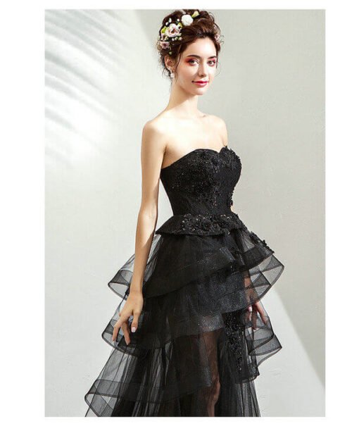 black strapless dress 968-07