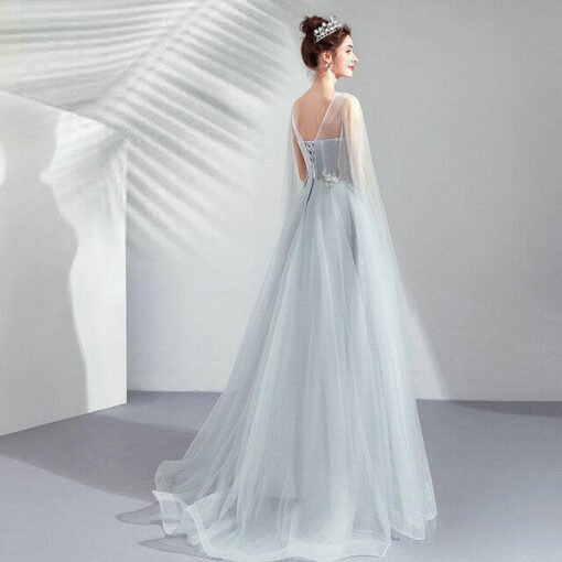 prom dress with cape 966-05