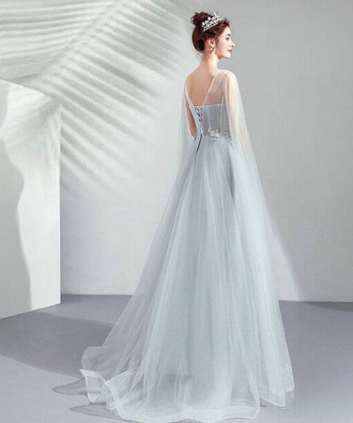 prom dress with cape 966-05