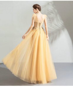 yellow prom dress 972-05