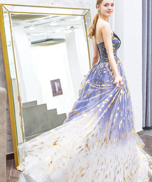 blue and gold prom dress 978-01