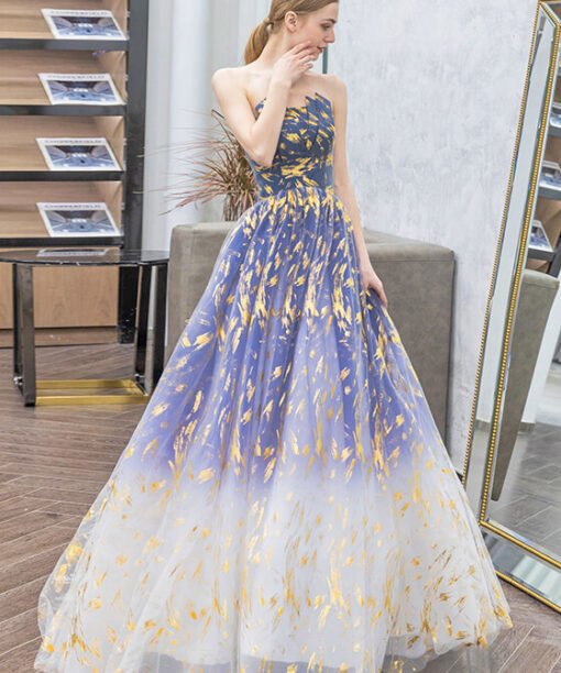 blue and gold prom dress 978-02