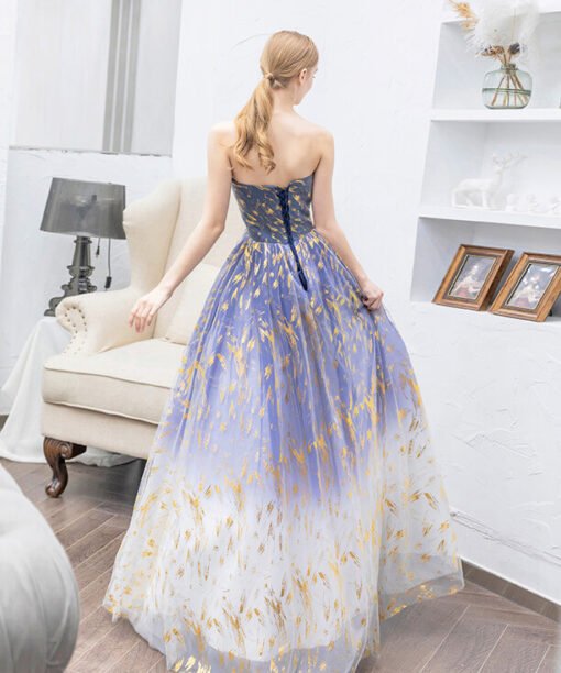 blue and gold prom dress 978-04
