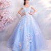 blue ball gown 976-11