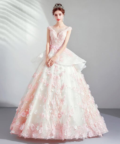 pink ball gown 975-01