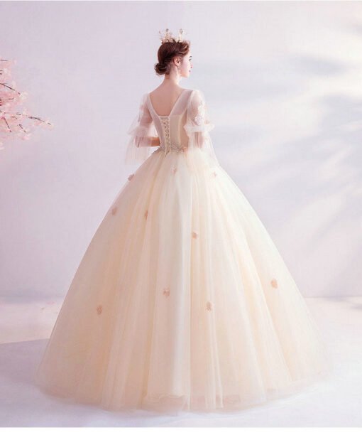 champagne ball gown 992-02