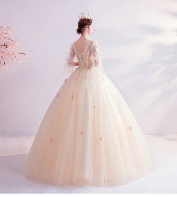 champagne ball gown 992-02