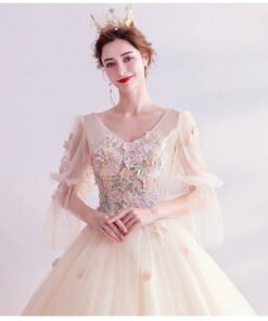 champagne ball gown 992-07