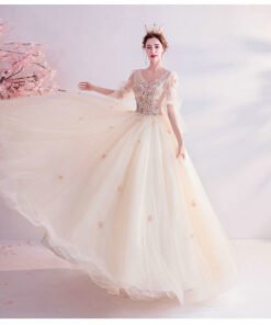 champagne ball gown 992-08