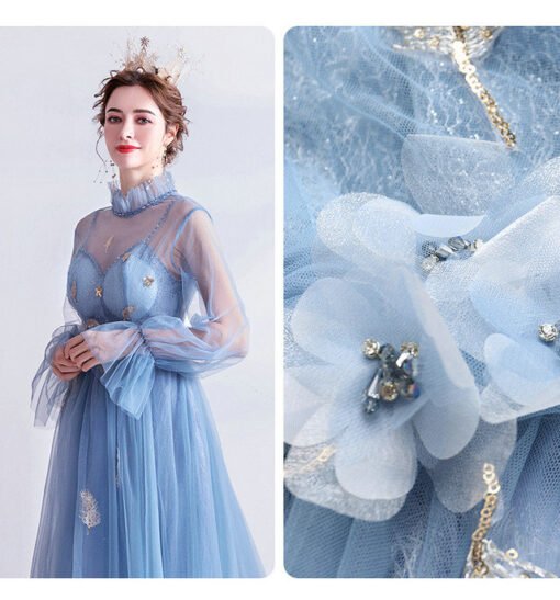 light blue formal dress 995-03