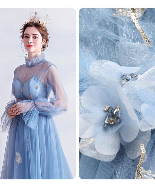 light blue formal dress 995-03