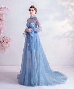light blue formal dress 995-04