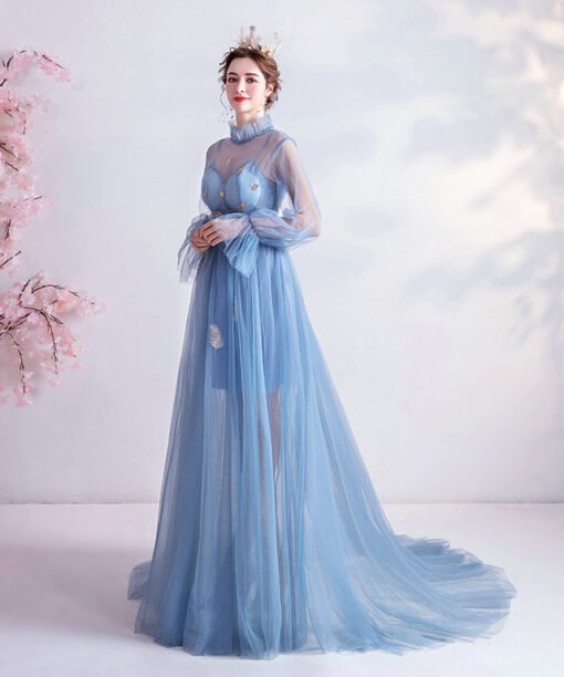 light blue formal dress 995-04