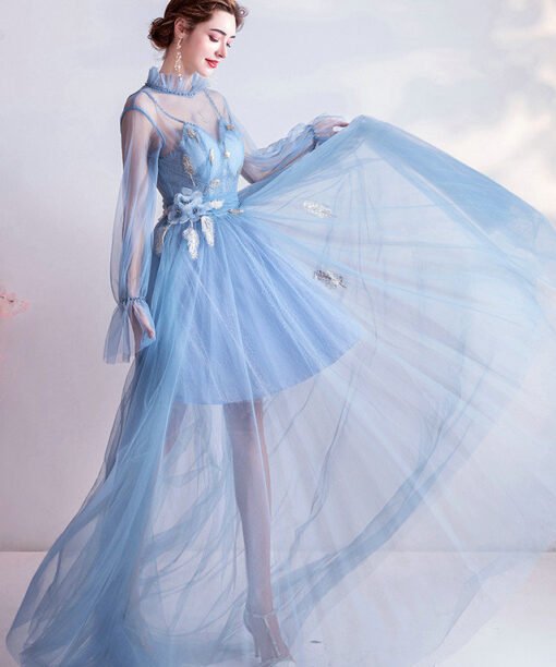 light blue formal dress 995-07