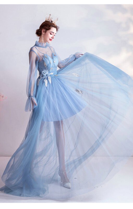 light blue formal dress 995-07