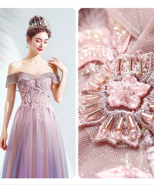 purple evening gown 983-07