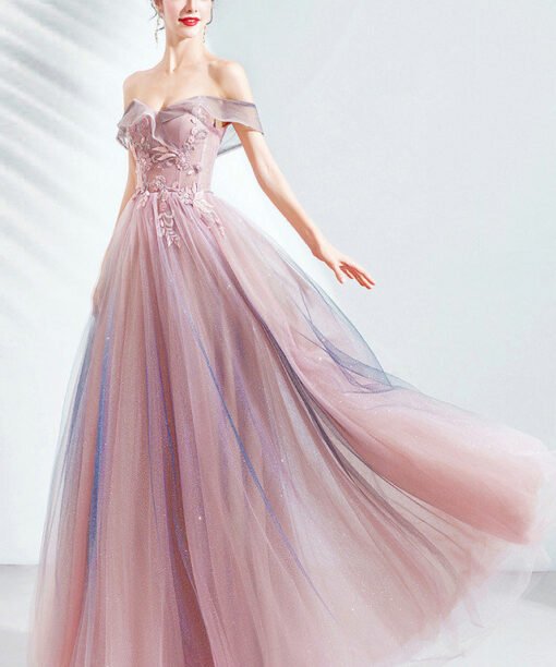 purple evening gown 983-11