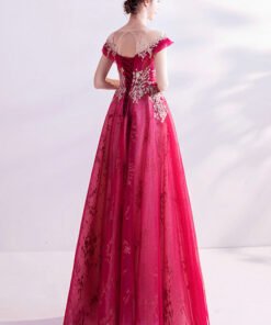red evening gown 986-01