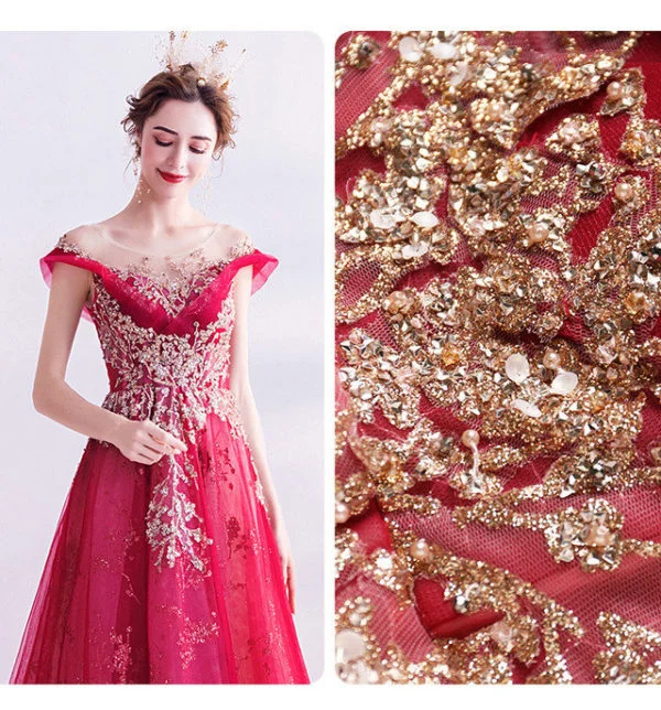 red evening gown 986-03