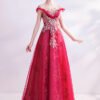 red evening gown 986-04