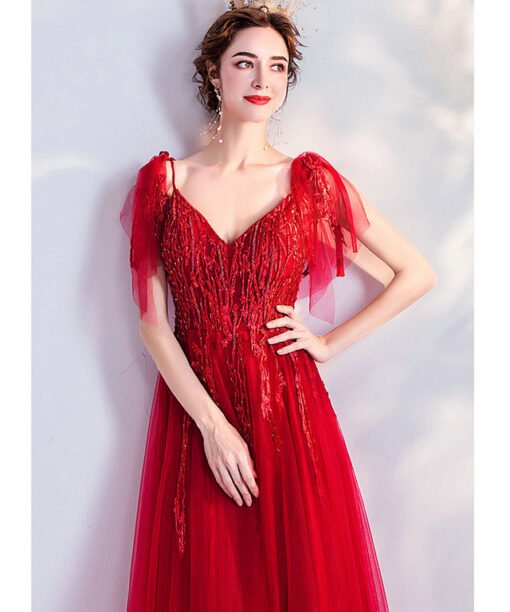 red prom gown 985-03