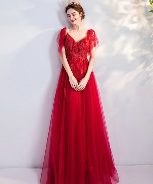 red prom gown 985-04