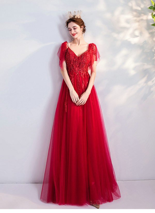 red prom gown 985-04