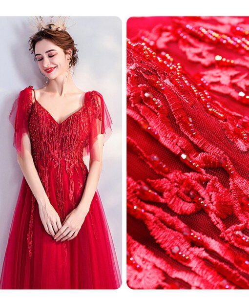 red prom gown 985-06