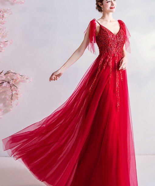 red prom gown 985-11