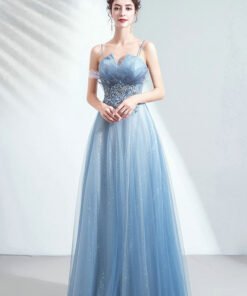 Spaghetti Strap formal dress 1012-05