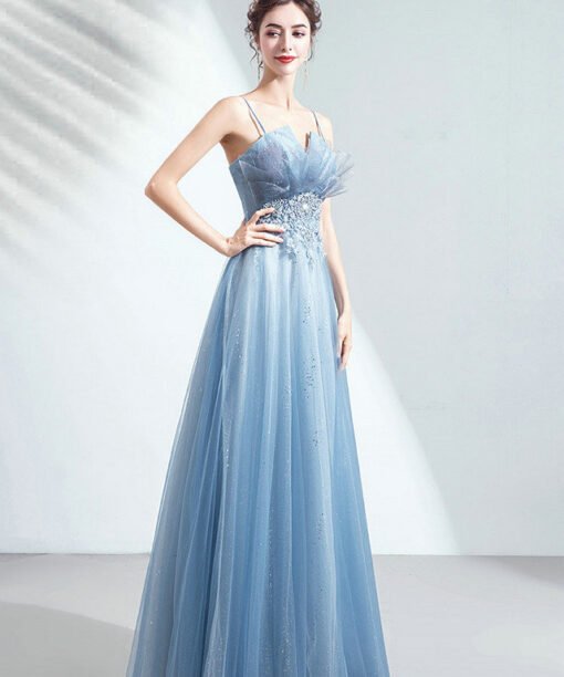 Spaghetti Strap formal dress 1012-08