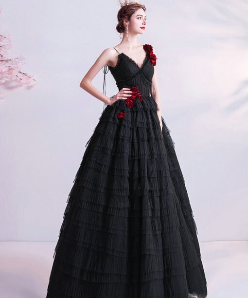 black ball gown 1000-01