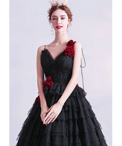 black ball gown 1000-04