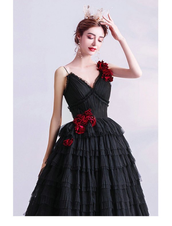black ball gown 1000-07