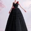 black ball gown 1000-08