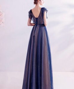 blue bridesmaid dress 1020-001