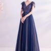 blue bridesmaid dress 1020-005