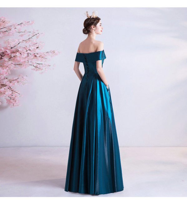 dark blue ball gown 1002-03