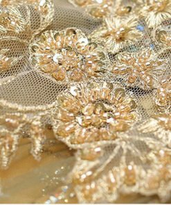 gold lace prom dress 1008-01