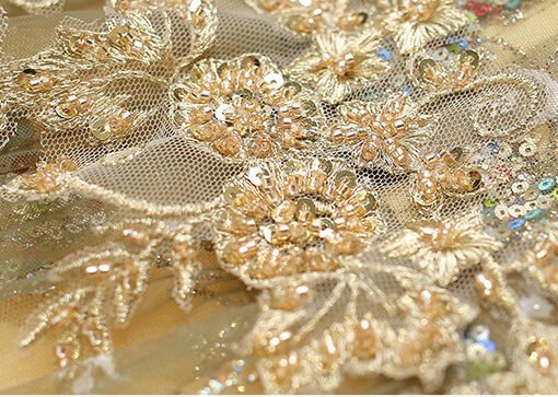 gold lace prom dress 1008-01