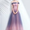 pink and blue prom dress 1018-010