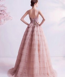 pink formal dress 999-05