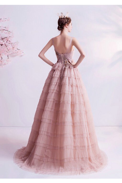 pink formal dress 999-05