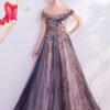 purple formal dress 1003-02