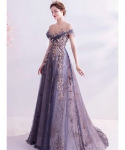 purple formal dress 1003-03